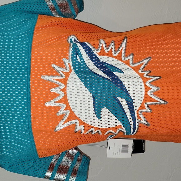 NWT Miami Dolphins NFL Ladies V Neck Jersey - Picture 6 of 12